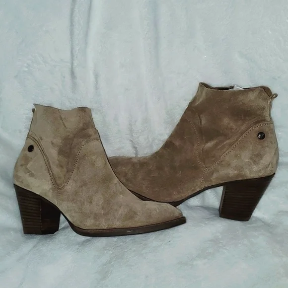 Paul Green Nora Hydro Suede Ankle Booties Size 6 - Picture 13 of 14